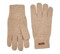 Barts Guantes Haakon Lambswool Hombre - de punto con dedos lana forro Invierno otoño/invierno - L/XL beige