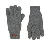 Barts Guantes Haakon Lambswool Hombre - de punto con dedos lana forro Invierno otoño/invierno - L/XL gris