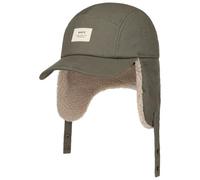 Barts Hafnar Gorra de béisbol, gorra de invierno, orejeras para hombre, con paraguas, parte trasera cerrada, otoño-invierno, otoño e invierno, verde oliva, Talla única