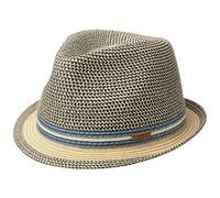 Barts Sombrero Trilby Fluoriet de Verano Paja (Talla única - Azul)