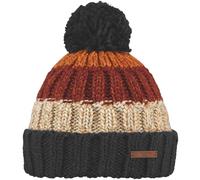 BARTS Wilhelm Beanie - Hombre - Violeta / Beige / Rojo - talla única- modelo 2026