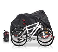 BARTSTR Funda impermeable para bicicleta - Funda para 2 - 3 bicicletas de material resistente a la intemperie - Extra fuerte - Protección UV - Funda protectora para 2 - 3 bicicletas