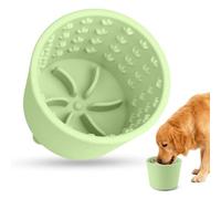 Bartuke Cuenco para lamer perros, tapete de alimentación lenta para perros pequeños a grandes, dispensador de silicona antideslizante sin BPA para aliviar la ansiedad, apto para congelador y