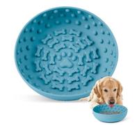 Bartuke Cuenco para lamer perros, tapete de alimentación lenta para perros pequeños a grandes, dispensador de silicona antideslizante sin BPA para aliviar la ansiedad, apto para congelador y