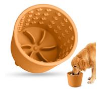 Bartuke Cuenco para lamer perros, tapete de alimentación lenta para perros pequeños a grandes, dispensador de silicona antideslizante sin BPA para aliviar la ansiedad, apto para congelador y