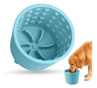 Bartuke Cuenco para lamer perros, tapete de alimentación lenta para perros pequeños a grandes, dispensador de silicona antideslizante sin BPA para aliviar la ansiedad, apto para congelador y