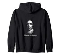 Baruch de Spinoza Filosofía Racionalista Retrato Sudadera con Capucha