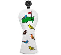 Barudan Golf Cubierta de cabeza híbrida cubierta de cabeza Birdie & Green Golf Club Head Cover para híbridos intercambiables # 2 3 4 5 6 UT