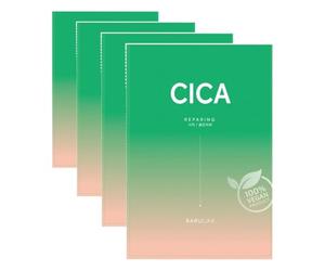 BARULAB The Clean Vegan Mask Cica, 20ml (Paquete de 4)