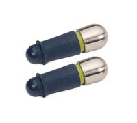 BarWise™ de Joseph Joseph - Juego de 2 tapones de vino con cierre giratorio - Azul