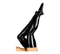 Bas noir en Latex L-XL