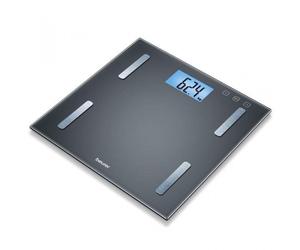 Báscula Analítica Beurer BF 180 Cristal Negro, Vidrio de Seguridad, 180 kg