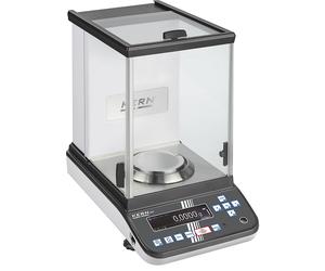 Báscula analítica KERN, báscula de dos módulos, calibrable