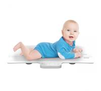 Cecotec Báscula Bebé Digital Nana BabyCare SmartWeight. Pantalla LED, Superficie de Soporte de 60x25 cm, Capacidad de Medición de 50 g a 40 kg, Multifunción, Apagado Automático
