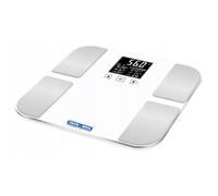 Báscula baño eléctrica 180kg digital LCD IMC, cuerpo, músculo, grasa y agua UK