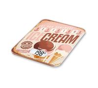 Báscula Beurer KS19 de cocina electrónica 5 kg vidrio diseño Ice Cream