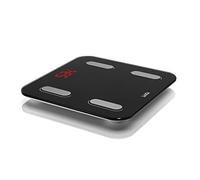 BÁSCULA BLUETOOTH COLOR NEGRO PESO MÁX 180KG.