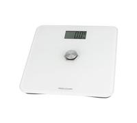 ProfiCare® PC-PW 3112 - Báscula digital con rango de medición de 5 kg - 180 kg y pantalla LCD grande | Báscula digital con energía cinética y superficie de cristal | PC-PW 3112 blanco
