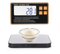 Bascula Cocina,Báscula de cocina dividida de acero inoxidable,1G/15 kg,alta precisión, báscula digital con pantalla LCD retroiluminada, medición de líquidos, función de conteo, tara