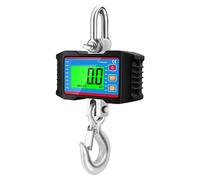 Báscula colgante, Báscula de grúa digital industrial colgante 1500 kg/2000 kg con pantalla LCD y bloqueo automático Báscula colgante digital(2000KG)