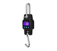 Báscula colgante, Báscula de grúa inteligente de 300Kg/50G báscula de gancho colgante portátil recargable con 4,0 BT USB for báscula de gancho Industrial para construcción(Brown)