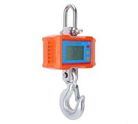 Báscula colgante digital 1000Kg Dispositivo de pesaje de gancho industrial con carcasa de aleación de aluminio Escala de ganado resistente Balanza portátil de grúa aérea Balance Pantalla LCD