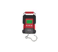 Báscula colgante digital, 50kg LCD USB recargable pesaje equipaje báscula electrónica impermeable incorporada cinta de 1,5M