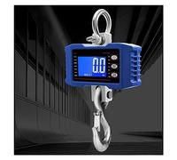 Báscula colgante digital, Báscula de grúa Digital aluminio 500/1000KG, báscula colgante resistente con pantalla LED, anillo y gancho reforzados for la industria(1000kgB)