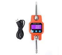 Báscula Colgante Digital, Báscula De Peso De Pescado, Báscula Colgante, Báscula Portátil, Báscula Colgante Digital Recargable, Mini Báscula De Grúa, Báscula Electrónica De Gancho(naranja)