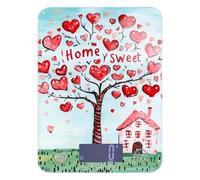 Báscula de alimentos con pantalla LCD Sweet Home de árbol de San Valentín, 11 libras/0.1 onzas, báscula de 5 kg/5 g para gramos, con 4 unidades para asar dietas para pérdida de peso (pilas no