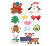 Báscula de alimentos fácil de limpiar, pequeña de 11 libras/1 onzas, 5 kg/5 g, Feliz Navidad, linda báscula digital de alce marrón con 4 unidades para hacer jabón, cocinar y perder peso (pilas no