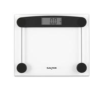 Salter 9208 BK3R Bascula De Baño Con Medidas Métricas Y Imperiales, De Lectura Instantánea Y Con Gran Pantalla LCD De Fácil Lectura, Plataforma De Vidrio Resistente