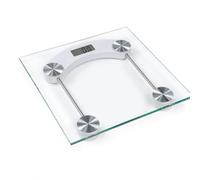 Báscula de Baño Digital 180 kg para Peso Corporal, Cristal Templado y LCD