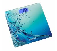 Mesko MS 8156 Báscula de Baño Digital Alta Precisión, Cristal Diseño Exclusivo, Pantalla LCD, hasta 150Kg, Plataforma de Vidrio Templado Decorativo, Apagado Automático