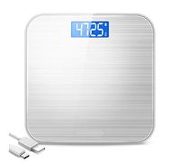 Báscula de Baño Digital de Alta Medición Precisa, compacta, capacidad de 180 kg, diseño de esquina redonda,Exhibición del LCD de la contraluz (Color : B)