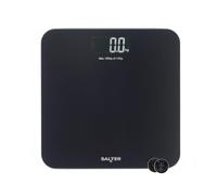 Báscula de Baño Digital Salter - Báscula Electrónica de Peso Corporal, 180kg/28st 3lb, Pantalla LCD Fácil, Lecturas Instantáneas al Pisar, Incluye Pilas, Plataforma de Vidrio Texturizado Cepillado