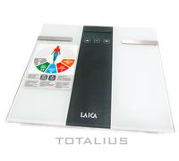 BÁSCULA DE BAÑO ELECTRÓNICA CON CÁLCULO COMPOSICIÓN CORPORAL - LAICA