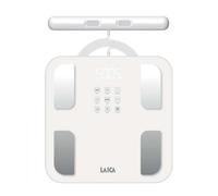 Báscula Laica PS7126 composición corporal 8 electrodos hasta 180 kg cristal templado