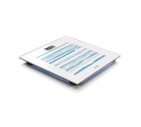 Bascula de baño electronica laica ps1074 blanca rayas azules 150kg