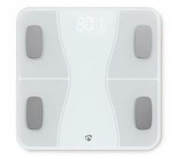 Báscula de baño Nedis SmartLife análisis corporal Bluetooth LED blanca