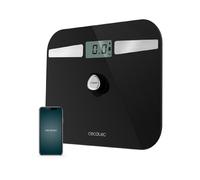 Cecotec Báscula de baño Surface Precision EcoPower 10200 Smart Healthy Black. Con pulsador, Superficie de vidrio templado de alta seguridad, Sensores de precisión, APP