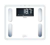 Báscula de Bioimpedancia Beurer Báscula Diagnóstica Hasta 200 kg 10 Parámetros Apagado Automático Pantalla LCD