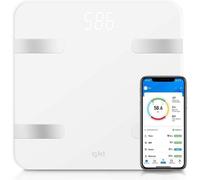 Báscula de Bioimpedancia GKL Beauty FITBLUE300WHITE Hasta 180 kg 12 Parámetros Apagado automático Pantalla LCD Control por App