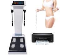 Báscula de bioimpedancia táctil HD de 10,1 Pulgadas, para medir Altura, Peso y Grasa Corporal, con escáner Corporal, para análisis de composición Corporal y Porcentaje de Grasa Corporal, con Impreso