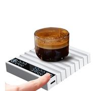 Báscula De Café Con Temporizador | 2 Kg 0.1 G Balanza De Alimentos Portátil | Medidor Temporizador Para Preparación - Uso En Cocina Viaje Elaboración Cerveza Trabajo Acampada Diario