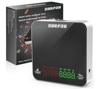 House - Minibáscula de café con temporizador, recargable, báscula precisa de 2 kg/0,1 g, báscula digital de cocina portátil con cronometraje, báscula fina con función de tara