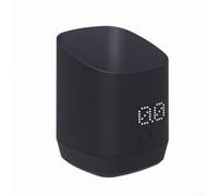 Báscula de café con temporizador, capacidad de 500 g, precisión de 0,1 g, pantalla LED recargable, impermeable, con taza dosificadora para espresso vertido sobre preparación