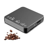 Báscula de café con temporizador, medición automática de la hora, 0,1 g, báscula de café expreso de alta precisión, escala digital recargable para verter y preparar café, mini báscula de café portátil