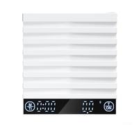 Báscula de café digital, báscula electrónica con temporizador para verter sobre espresso Brew Relación Pesaje de cocina (blanco)