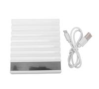 Báscula de café digital con temporizador, 0,2 g a 2000 g Báscula de café de gramo de alta precisión Pantalla LED Control táctil para verter sobre granos con peso 3 unidades de (Blanca)